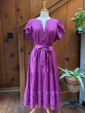 NWT Rails Gia Maxi Eyelet Dress